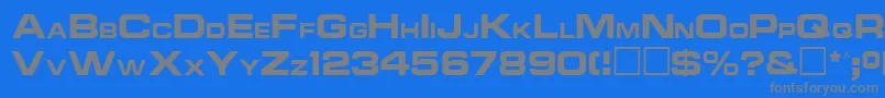 Saiba mais sobre a fonte Ncc1701aRegular Fonte Ncc1701aRegular – fontes cinzas em um fundo azul