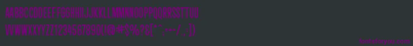 CryptcreepBbReg Font – Purple Fonts on Black Background
