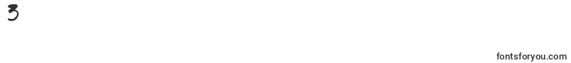 Kokekoko Font – Fonts for Digit 3