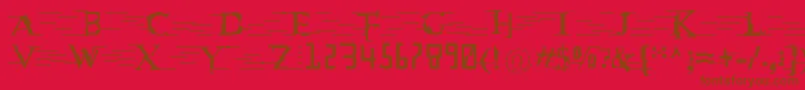 Lisätietoja MatrixVsMiltown-fontista MatrixVsMiltown-fontti – ruskeat fontit punaisella taustalla
