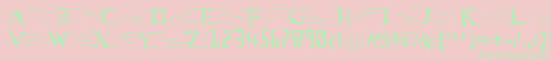 More about MatrixVsMiltown Font MatrixVsMiltown Font – Green Fonts on Pink Background