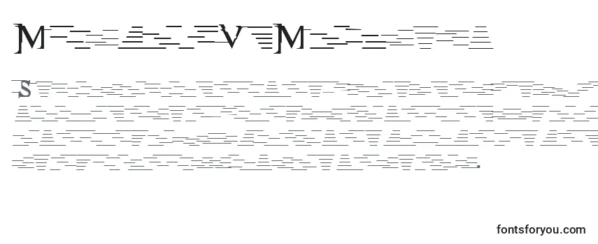 MatrixVsMiltown Font