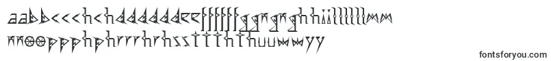Effexor-Schriftart – walisische Schriften