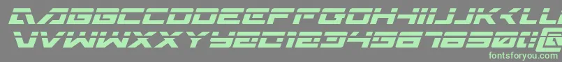 More about Wildcard31laserital Font Wildcard31laserital Font – Green Fonts on Gray Background