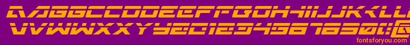 More about Wildcard31laserital Font Wildcard31laserital Font – Orange Fonts on Purple Background