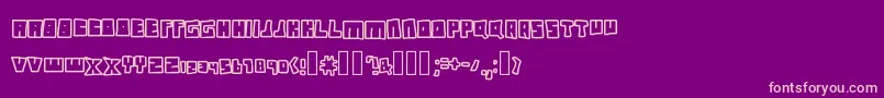 Police InstantAccess – polices roses sur fond violet