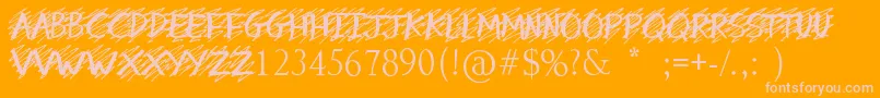 More about MyMistake Font MyMistake Font – Pink Fonts on Orange Background