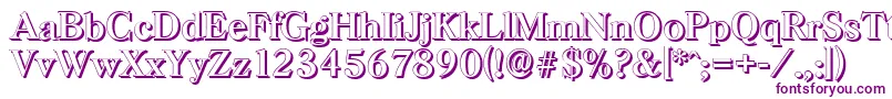 HorshamshadowRegular Font – Purple Fonts