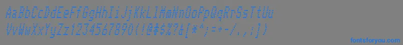 More about TelidonCdItalic Font TelidonCdItalic Font – Blue Fonts on Gray Background