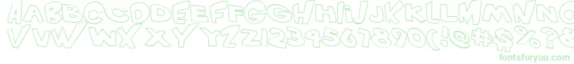 Подробнее о шрифте VtcScreamitloudOutline Шрифт VtcScreamitloudOutline – зелёные шрифты