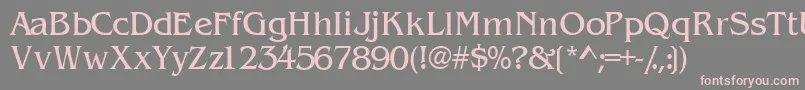 Wandssk Font – Pink Fonts on Gray Background