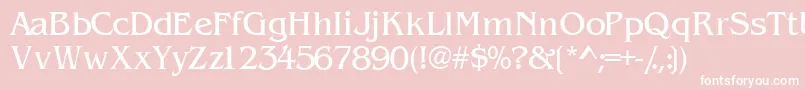 Wandssk Font – White Fonts on Pink Background