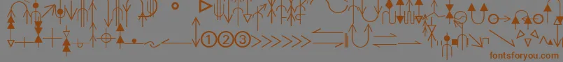 fuente EsriGeologyAgso1 – Fuentes Marrones Sobre Fondo Gris