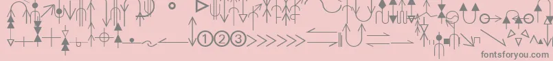 fuente EsriGeologyAgso1 – Fuentes Grises Sobre Fondo Rosa