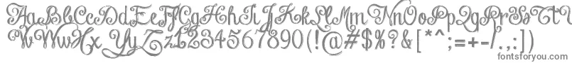 ChalkHandLetteringShaded-fontti – harmaat fontit