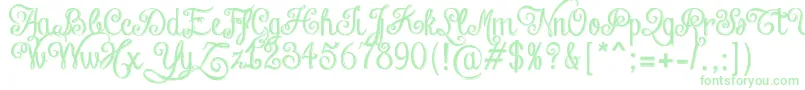 ChalkHandLetteringShaded Font – Green Fonts