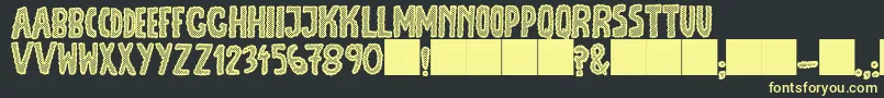 JmhEscamasBlack Font – Yellow Fonts on Black Background