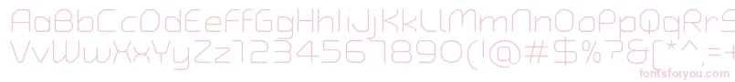 TypoAngularRoundedLightDemo Font – Pink Fonts