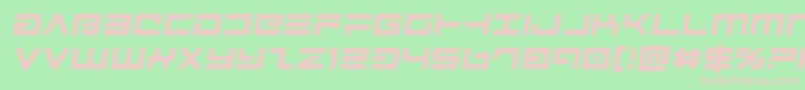 Avengersemital Font – Pink Fonts on Green Background