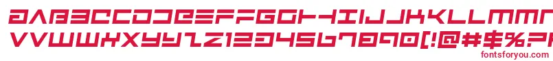 フォントAvengersemital – 赤い文字