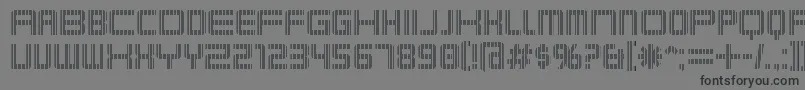 Karnivsv Font – Black Fonts on Gray Background