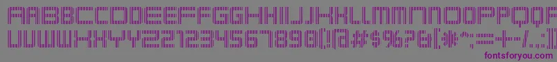 Karnivsv Font – Purple Fonts on Gray Background