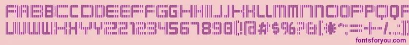 Karnivsv Font – Purple Fonts on Pink Background