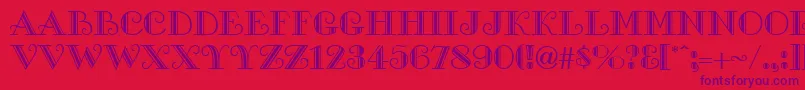 En savoir plus sur la police GeGalleria Police GeGalleria – polices violettes sur fond rouge
