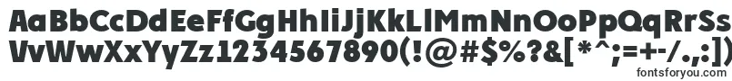 Шрифт PlakatcmplExtrabold – заполненные шрифты