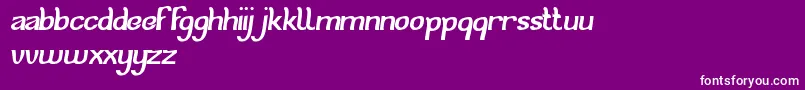 CatEyes Font – White Fonts on Purple Background