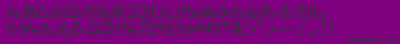 MoonpieALaMonde Font – Black Fonts on Purple Background
