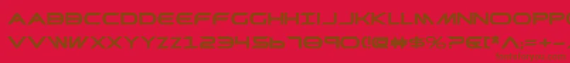 fuente PrometheanBoldExpanded – Fuentes Marrones Sobre Fondo Rojo