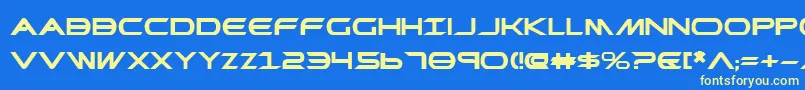 fuente PrometheanBoldExpanded – Fuentes Amarillas Sobre Fondo Azul