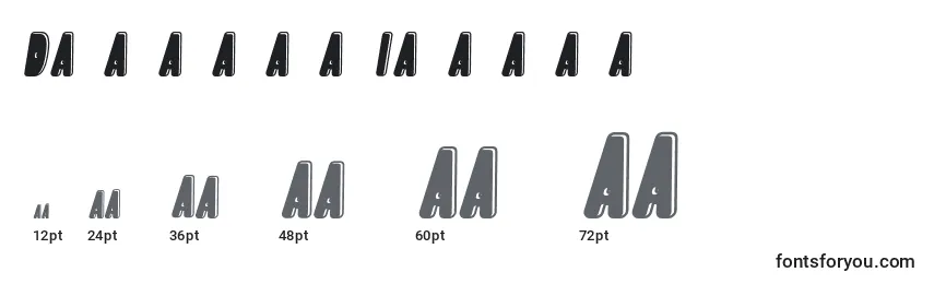 DpopperItalic Font Sizes