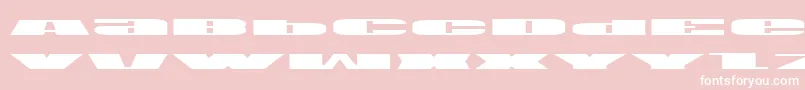 Usae Font – White Fonts on Pink Background