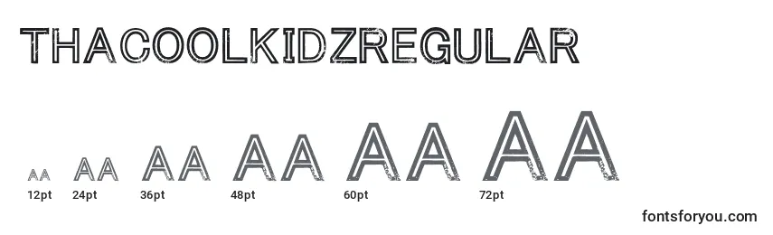 Размеры шрифта ThacoolkidzRegular (59798)