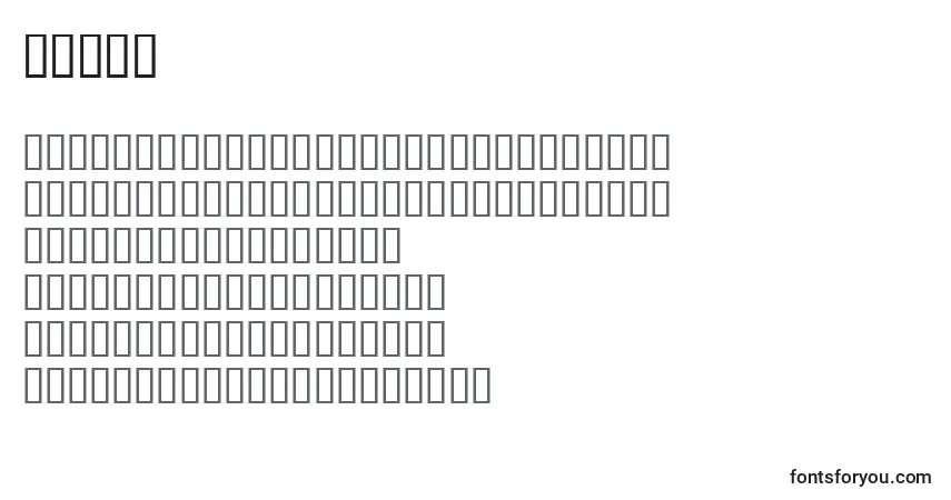Шрифт Fish2 – алфавит, цифры, специальные символы