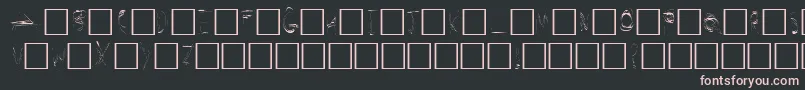 fuente SecretLabs – Fuentes Rosadas Sobre Fondo Negro