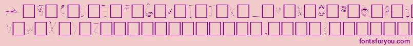 SecretLabs Font – Purple Fonts on Pink Background