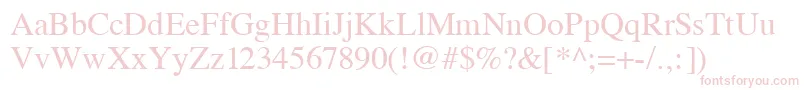 Vremf Font – Pink Fonts on White Background