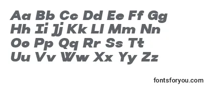 VillerayBlackitalic Font