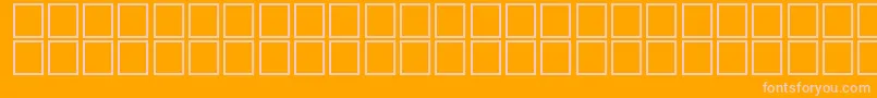 JapaneseGeneric1 Font – Pink Fonts on Orange Background