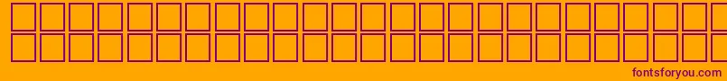 Fonte JapaneseGeneric1 – fontes roxas em um fundo laranja