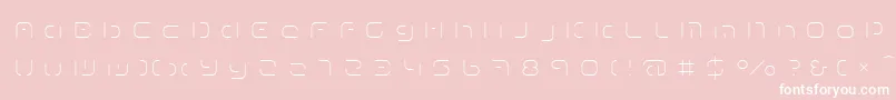 TermRegggg Font – White Fonts on Pink Background