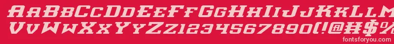 fuente Interceptorei – Fuentes Rosadas Sobre Fondo Rojo