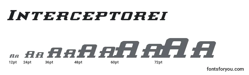 Interceptorei Font Sizes