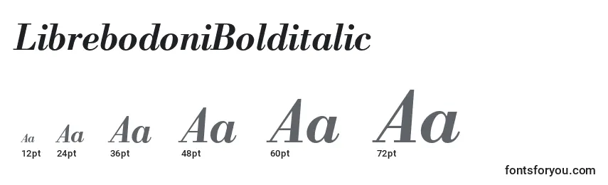 LibrebodoniBolditalic Font Sizes