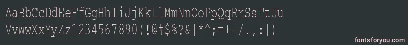 フォントCourierctt65 – 黒い背景にピンクのフォント