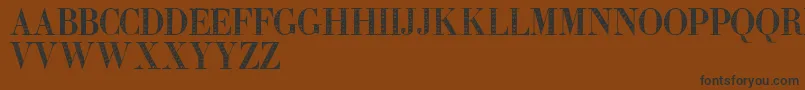 Zierinitialen2 Font – Black Fonts on Brown Background