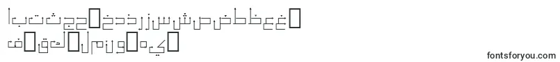 Шрифт AeJet – малайские шрифты